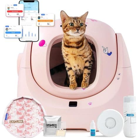 Rosa CATLINK Baymax Katzentoilette