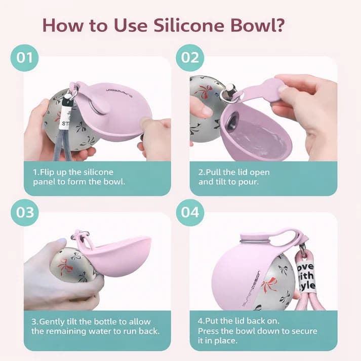 How to use silicone bowl – 4 steps